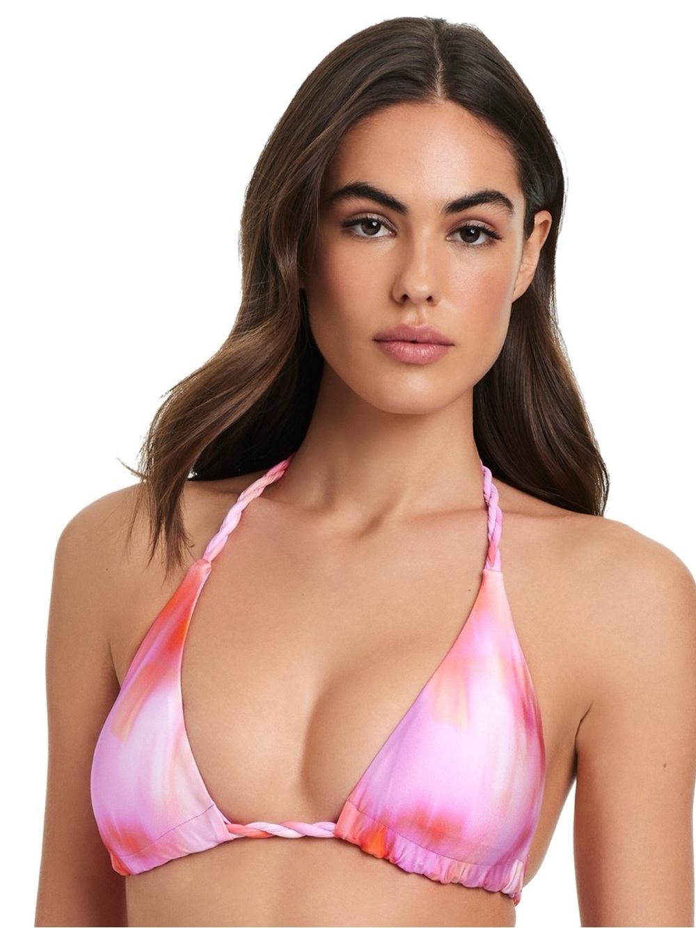 Red Carter Flare Gun Ombre Triangle Top